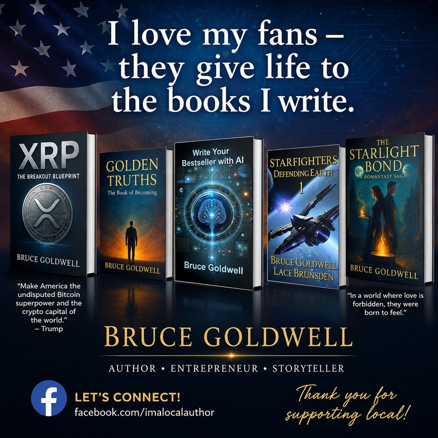 Bruce Goldwell books and Facebook contact information